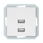 USB laadija Vilma QR1000, matt valge v.