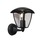 &Otilde;ue seinavalgusti CristalRecord Durham, E27, IP44, must v., 21.5 cm x 23.5 cm