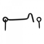 Konks Domax, must, 8 cm