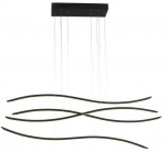 Valgusti rippuv AZzardo Waves AZ2912, LED, 3000 &deg;K, 4 x 17.5 W, must v.