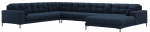 Nurgadiivan Micadoni Mamaia Structured, sinine v., vasak, 327 x 256 cm x 75 cm
