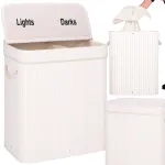 Pesukast Springos HA0160, 100 l, valge v., 54 cm x 35 cm x 60 cm