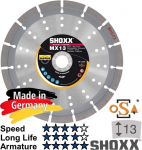 Teemantketas Samedia Shoxx MX13, 230 mm x 22.2 mm x 2.6 mm