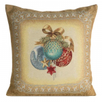 J&otilde;ulu dekoratiivne padjakate 4069, sinine/kuldne/punane, 45 cm x 45 cm