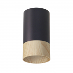 Valgusti lagi Candellux Lighting Conti, GU10, 1 x 15 W, must v./puidu v.