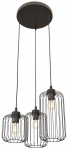 Valgusti rippuv Emibig Vander 1365/3PREM, E27, 3 x 15 W, must v.