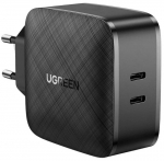 Telefoni laadija Ugreen CD216, 2 x USB Type C, 6 cm, must v., 66 W