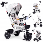 Kolmerattaline jalgratas EcoToys WQL-186, valge v.
