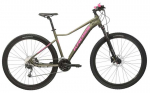 Jalgratas m&auml;gi- Kross LEA 8.0 D, 27.5 ", XS raam, roheline/roosa