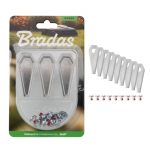 Terad robotniiduki Bradas Neutral, h&otilde;be, 9 tk