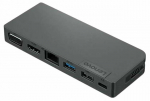 Dokkimisjaam ja pordi replikaator Lenovo Travel Hub, must v.