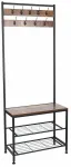 Esiku kapp Kuchinox Jacob, pruun v./must v., 70 cm x 32 cm x 180 cm
