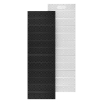 Matkamatt Nils Camp NC17103, must v., 195 x 60 cm