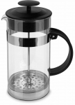 Kohvikann French Press Lamart LT7088, 1 l, l&auml;bipaistev v./must v.