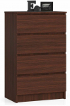 Kummut Akord Furniture Factory K60, wenge, 99 cm x 40 cm x 60 cm