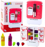 Laste majapidamisseade, k&uuml;lmik Lean Toys Home, valge v./roosa v.