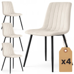 Toolide komplekt Akord Livo, matt, beež v., 43.5 cm x 45.5 cm x 87 cm, 4 tk