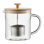 Kohvikann French Press Ambition Natural, 1.2 l, l&auml;bipaistev v./pruun v.