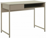 Kirjutuslaud sahtlitega Home4you Dimitra 40754, 100 cm x 50 cm, 76 cm, hall v.