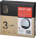 &Otilde;ue seinavalgusti Orno Agat, 10W, LED, IP54, hall v., 21 cm x 21 cm