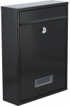 Postkast Vorel 78555, must v., 8 cm x 26 cm x 36 cm