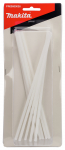 Liimipulk Makita PR00000038, 23 cm x 0.5 cm, valge v., 10 tk