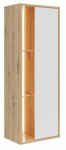 Riidekapp Gap, tamm v./valge v., 37 cm x 47 cm x 140 cm