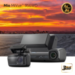 Autovideoregistraator kahe kaameraga Mio MiVue 956WD Dual 4K, HDR, Wi-Fi, GPS, Speedcam, Parking mode