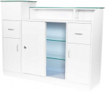 Registratuurilaud ActivEshop Gabbiano, 137 cm x 35 cm, 109 cm, valge v.