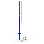 &Otilde;uem&auml;ng, palliga MovePro Tetherball, 13 cm x 13 cm, sinine v./valge v.