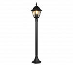 Vabalt seisev v&auml;lisvalgusti Trio Livenza, 60W, E27, IP44, must v., 17 cm x 100 cm