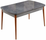 S&ouml;&ouml;gilaud pikendatav Kalune Design Aris, antratsiit v./p&auml;hklipuu v., 132 - 170 cm x 76.5 cm x 79 cm