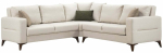 Nurgadiivan - voodi Atelier Del Sofa Kristal 730MST1368, beež v., 90 x 252 cm x 86 cm
