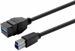 Kaabel Vivolink Pro Keystone PROKEYUSB3AFBM1B USB Type-A Female, USB Type B Male, 1 m, must v.