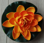 Aiakuju "Lily" MF-003, 18 cm x 18 cm x 3 cm, oranž v.