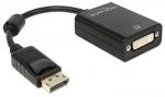 Adapter Delock DisplayPort to DVI-I Display port male, DVI-I female, 0.2 m
