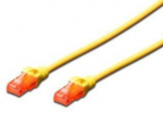 Juhe Digitus CAT 6 UTP RJ-45 8P8C, RJ-45 8P8C, 3 m, kollane