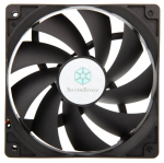 &Otilde;hkjahuti korpusele SilverStone SST-FN121-P Black