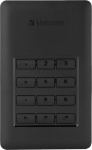 K&otilde;vaketas Verbatim Secure G1, HDD, 2 TB, must v.