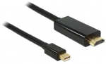 Juhe Delock Mini Displayport / HDMI Mini DisplayPort, HDMI 19 pin male, 2 m