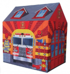 Laste telk EcoToys Fire Station, 95 cm x 72 cm