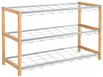 Jalatsiriiul Home4you Brody 23011, must v./kroom v., 80 cm x 31 cm x 50 cm