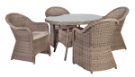 Aiam&ouml;&ouml;bli komplekt Home4you Toscana, hall v./liiva v., 4 istekohta