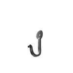 Riidekonks GB-HOOK3303 x 8 cm, must v.