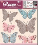 Dekoratiivne kleebis Marko Butterflies 2, 16.5 cm x 14 cm