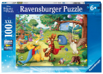 Pusle Ravensburger Winnie Pooh 129973, 49 cm x 36 cm, 100 tk, mitmev&auml;rviline