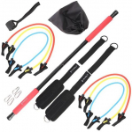 Komplekt HMS Multifunctional Pilates Bar Set DC31, 92 cm, 1.45 kg, punane v., 17 tk