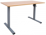 Kirjutuslaud reguleeritava k&otilde;rgusega Home4you Ergo Optimal K187013, puidu v./hall v.