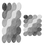 Vannitoamattide komplekt Foutastic 394ANR1588, hall v., 100 cm x 60 cm