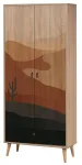 Riidekapp Kalune Design City Desert, mitmev&auml;rviline, 45 cm x 80 cm x 190 cm